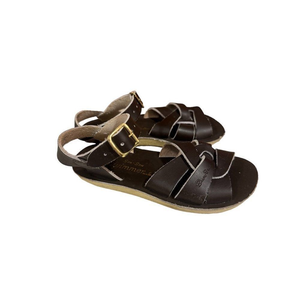 Sun San Swimmer Sandals Brown Sz 10